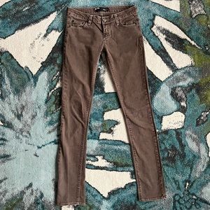 BDG brown low rise skinny jeans 26